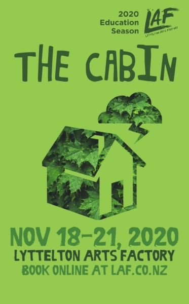 the cabin full poster with logo